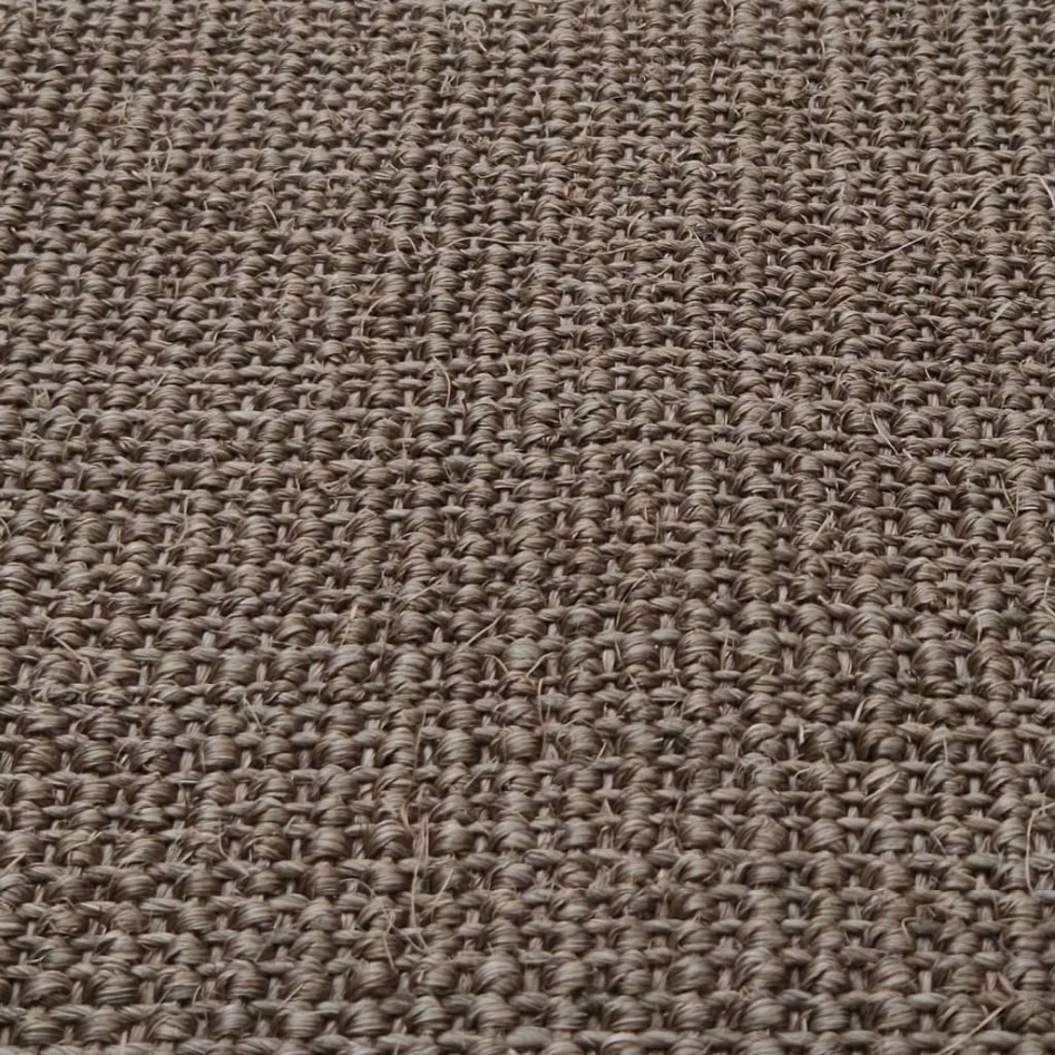 Alfombra de sisal para rascador marrón 80x300