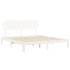 Estructura cama de matrimonio con cabecero madera maciza
