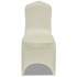 Fundas elásticas para sillas color crema 100
