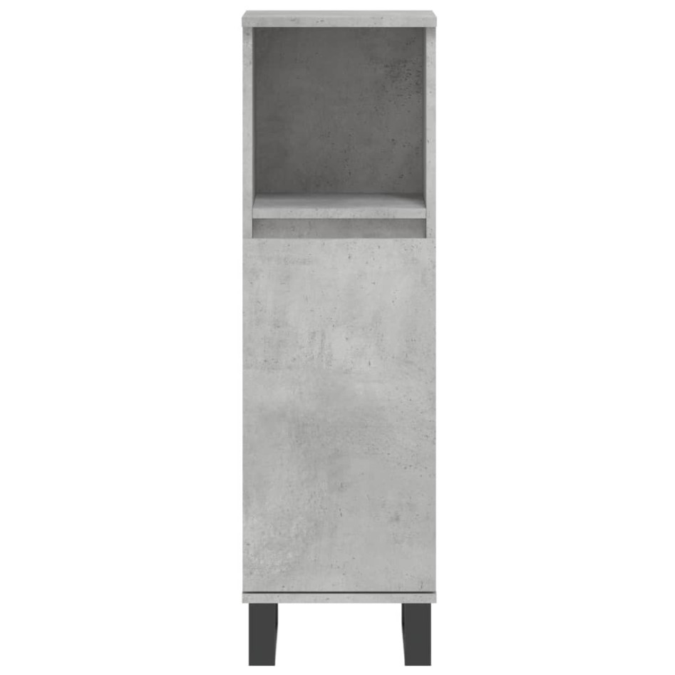 Set de muebles baño 3 pzas madera contrachapada gris