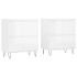 Aparadores 2 uds madera contrachapada blanco