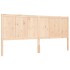 Estructura de cama de matrimonio con cabecero madera