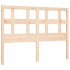 Estructura de cama con cabecero madera maciza 120x200