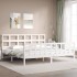 Estructura cama de matrimonio con cabecero madera maciza