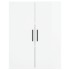 Armario de pared 2 unidades blanco brillante 69,5x34x90
