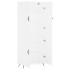 Aparador alto madera contrachapada blanco 69,5x34x180