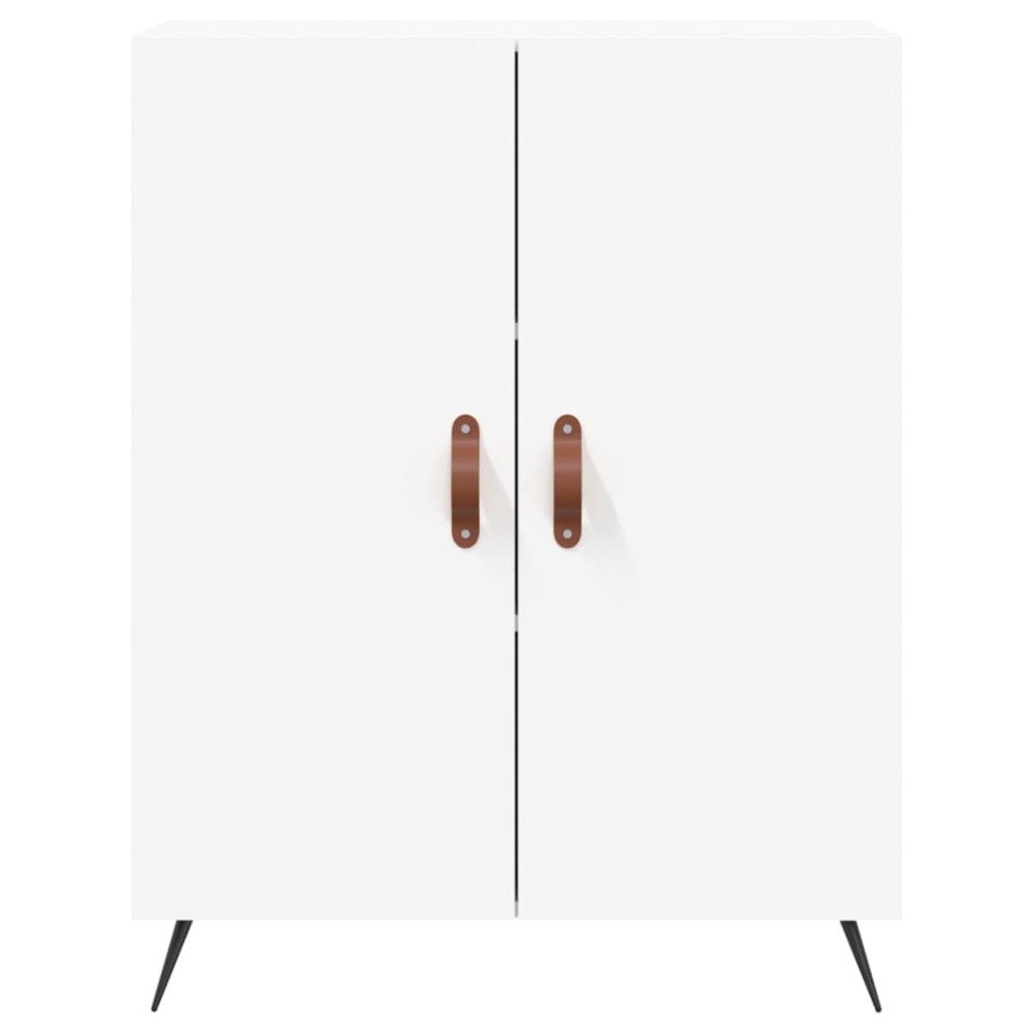 Aparador alto madera contrachapada blanco 69,5x34x180