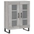 Aparador alto madera contrachapada gris sonoma 69,5x34x180