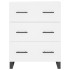 Aparador alto madera contrachapada blanco 69,5x34x180