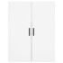 Aparador alto madera contrachapada blanco 69,5x34x180