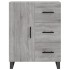 Aparador alto madera contrachapada gris sonoma 69,5x34x180