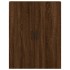 Aparador alto madera contrachapada marrón roble 69,5x34x180