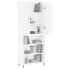 Aparador alto madera contrachapada blanco 69,5x34x180