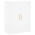 Aparador alto madera contrachapada blanco 69,5x34x180