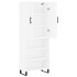 Aparador alto madera contrachapada blanco 69,5x34x180