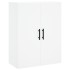 Aparador alto madera contrachapada blanco 69,5x34x180