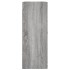 Armarios de pared 2 uds madera de ingeniería gris