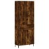Aparador alto madera contrachapada roble ahumado 69,5x34x180