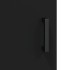 Aparador alto madera contrachapada negro 69,5x34x180