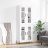 Aparador alto madera contrachapada blanco 69,5x34x180