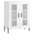 Aparador alto madera contrachapada blanco brillo 69,5x34x180