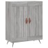 Aparador alto madera contrachapada gris sonoma 69,5x34x180