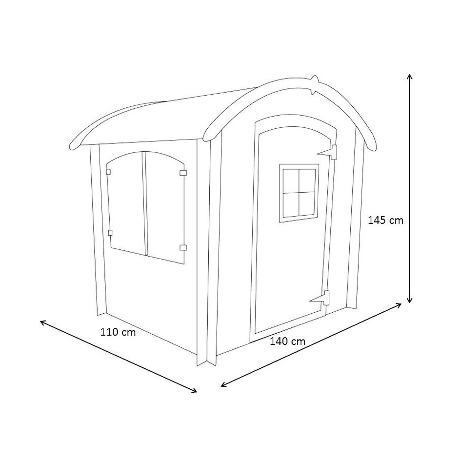 Casita infantil de madera El Hobbit