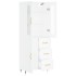 Aparador alto madera contrachapada blanco 69,5x34x180