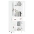 Aparador alto madera contrachapada blanco 69,5x34x180