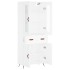 Aparador alto madera contrachapada blanco 69,5x34x180