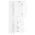 Aparador alto madera contrachapada blanco 69,5x34x180