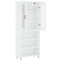Aparador alto madera contrachapada blanco 69,5x34x180