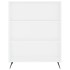 Aparador alto madera contrachapada blanco 69,5x34x180