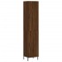 Aparador alto madera contrachapada roble marrón 34,5x34x180