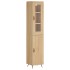 Aparador de madera contrachapada roble Sonoma 34,5x34x180