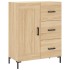 Aparador alto madera contrachapada color roble 69,5x34x180