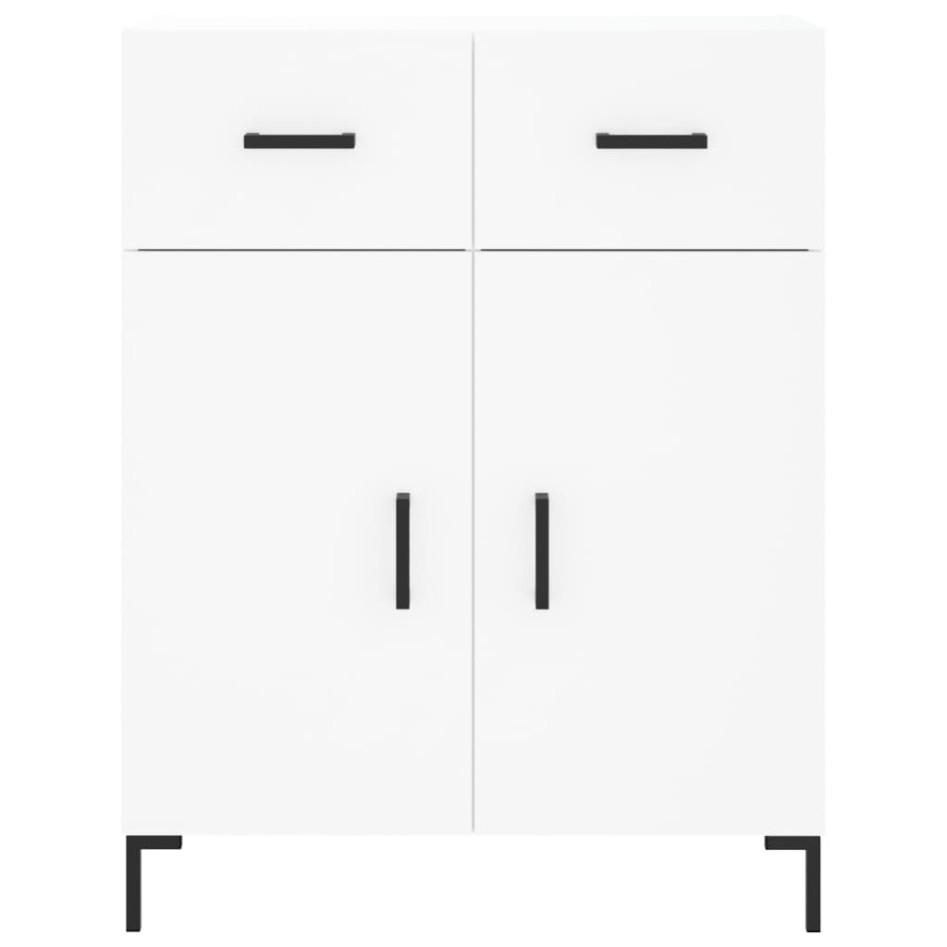 Aparador alto madera contrachapada blanco 69,5x34x180