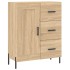 Aparador alto madera contrachapada color roble 69,5x34x180