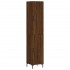 Aparador alto madera contrachapada roble marrón 34,5x34x180