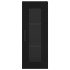Aparador de madera contrachapada negro 34,5x34x180