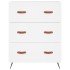 Aparador alto madera contrachapada blanco 69,5x34x180