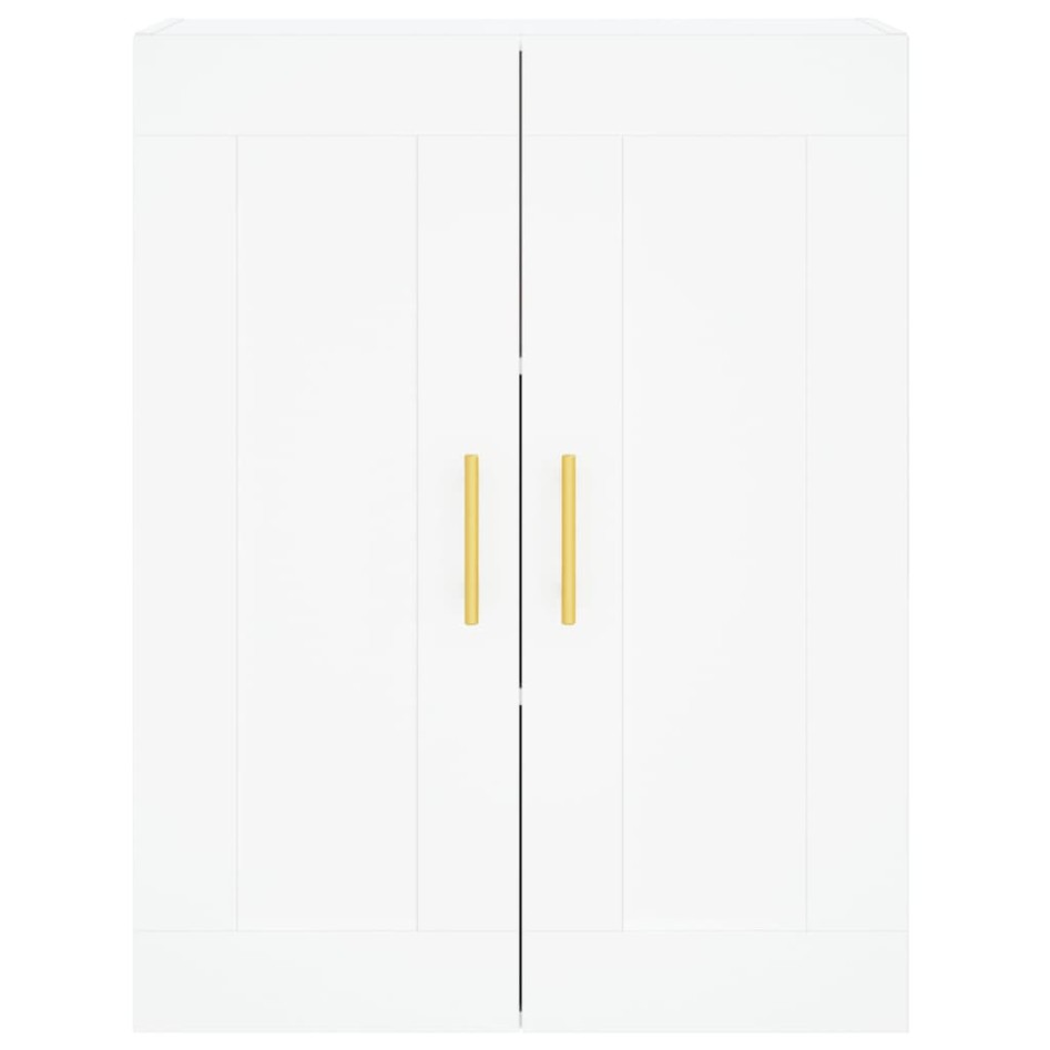 Aparador alto madera contrachapada blanco 69,5x34x180