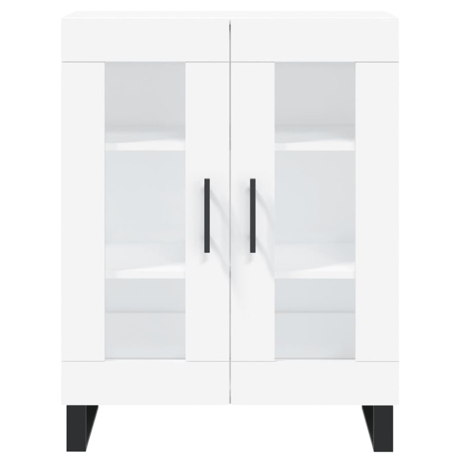 Aparador alto madera contrachapada blanco 69,5x34x180