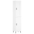 Aparador alto madera contrachapada blanco 34,5x34x180