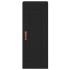 Aparador de madera contrachapada negro 34,5x34x180
