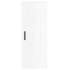 Aparador alto madera contrachapada blanco brillo 34,5x34x180