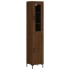 Aparador alto madera contrachapada roble marrón 34,5x34x180