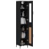 Aparador de madera contrachapada negro 34,5x34x180