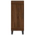 Aparador alto madera contrachapada roble marrón 34,5x34x180