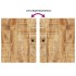 Conjunto de muebles de baño 4 piezas madera maciza de